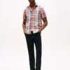 Regular Fit Linen-Blend Madras Shirt Regular Fit Linen-Blend Madras Shirt