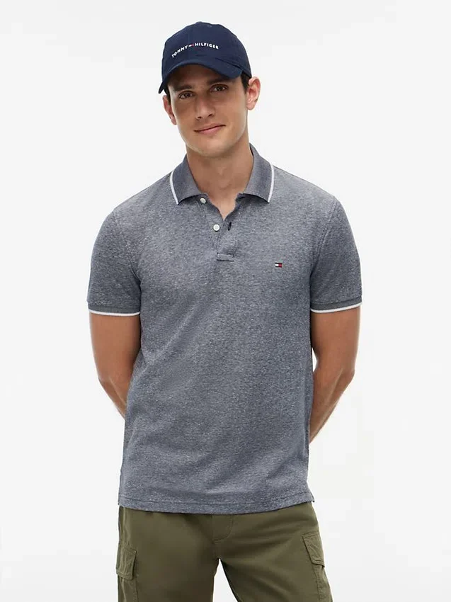 Regular Fit Linen-Blend Pique Polo Regular Fit Linen-Blend Pique Polo