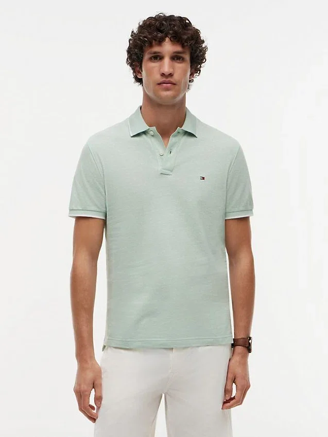 Regular Fit Linen-Blend Pique Polo Regular Fit Linen-Blend Pique Polo