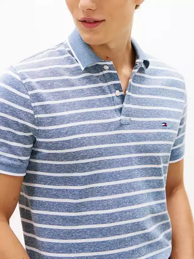 Regular Fit Linen-Blend Pique Polo Regular Fit Linen-Blend Pique Polo