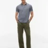 Regular Fit Linen-Blend Pique Polo Regular Fit Linen-Blend Pique Polo