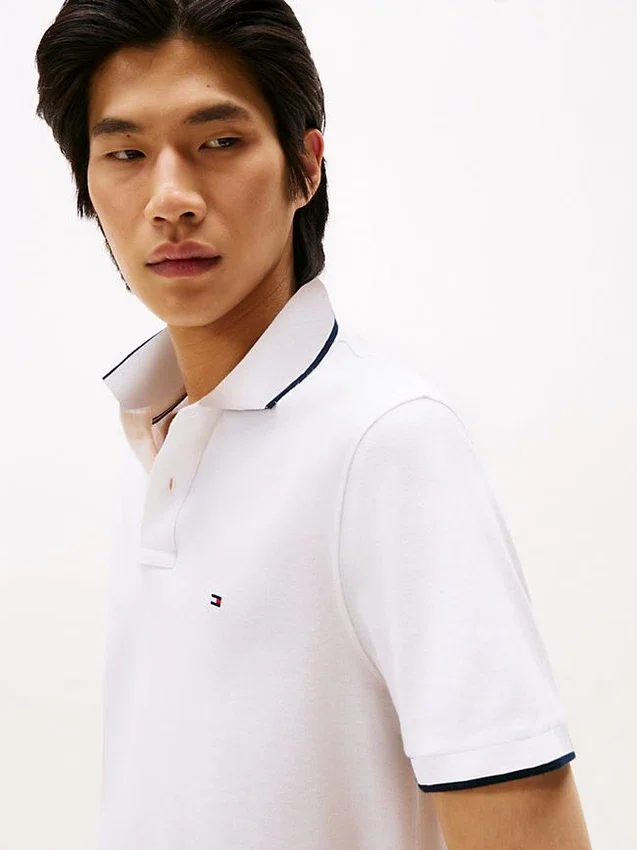 Regular Fit Linen-Blend Pique Polo Regular Fit Linen-Blend Pique Polo