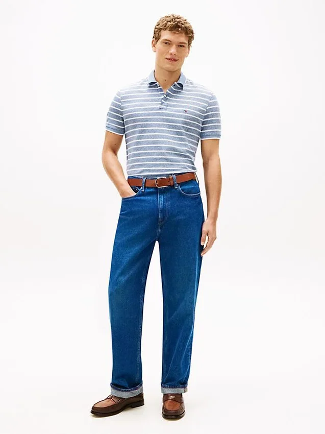 Regular Fit Linen-Blend Pique Polo Regular Fit Linen-Blend Pique Polo