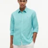 Regular Fit Linen-Blend Shirt