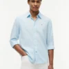 Regular Fit Linen-Blend Shirt
