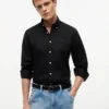 Regular Fit Linen-Blend Shirt