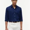 Regular Fit Linen-Blend Shirt