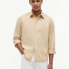 Regular Fit Linen-Blend Shirt