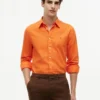Regular Fit Linen-Blend Shirt