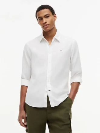 Regular Fit Linen-Blend Shirt