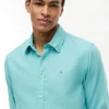 Regular Fit Linen-Blend Shirt