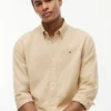 Regular Fit Linen-Blend Shirt