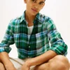 Regular Fit Madras Check Linen Shirt