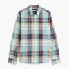 Regular Fit Madras Linen-Blend Shirt Regular Fit Madras Linen-Blend Shirt
