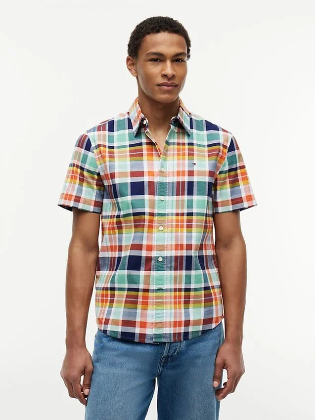 Regular Fit Madras Oxford Shirt Regular Fit Madras Oxford Shirt