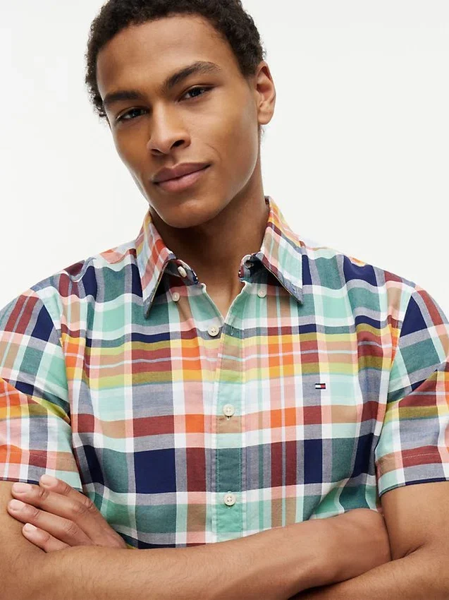 Regular Fit Madras Oxford Shirt Regular Fit Madras Oxford Shirt