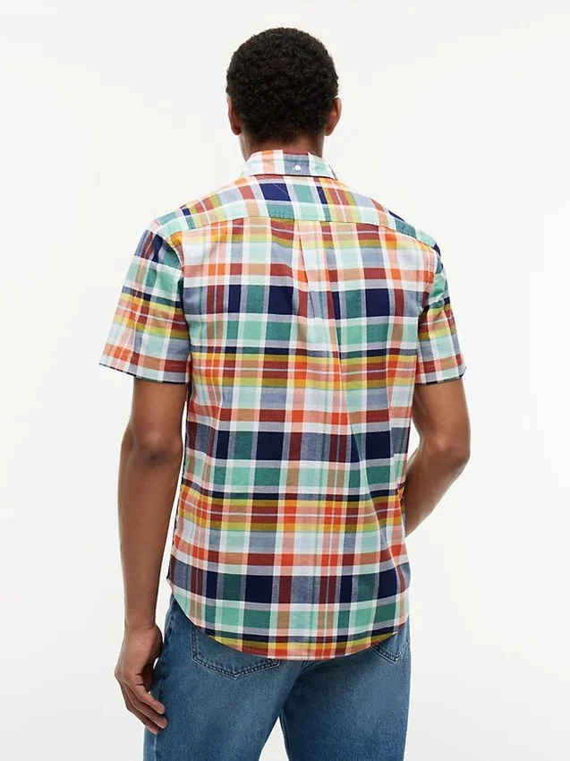 Regular Fit Madras Oxford Shirt Regular Fit Madras Oxford Shirt