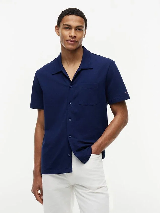 Regular Fit Mesh Pocket Shirt Polo Regular Fit Mesh Pocket Shirt Polo