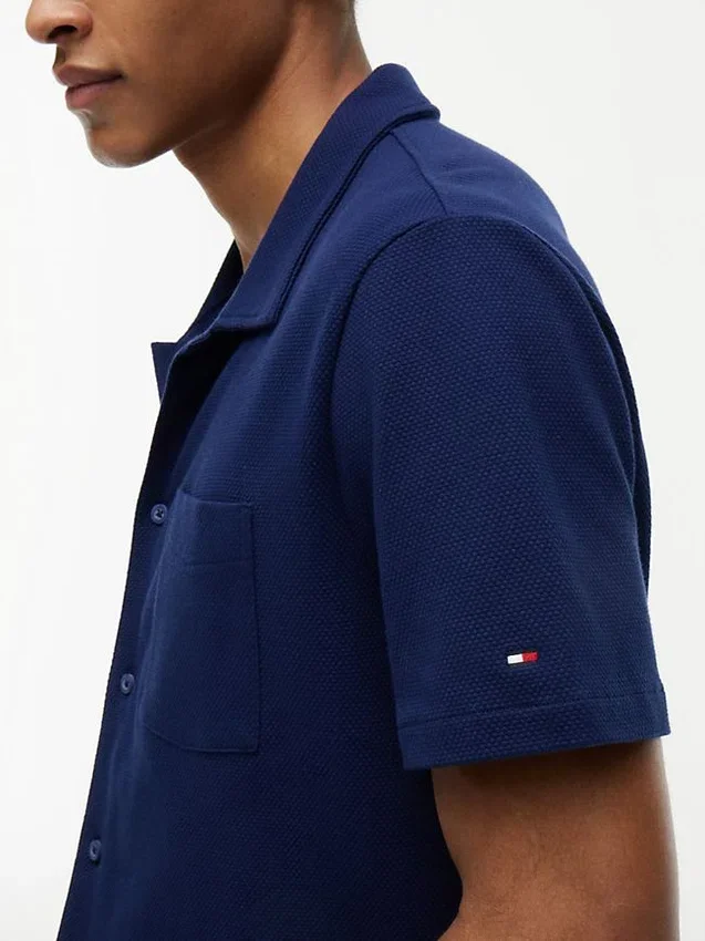 Regular Fit Mesh Pocket Shirt Polo Regular Fit Mesh Pocket Shirt Polo