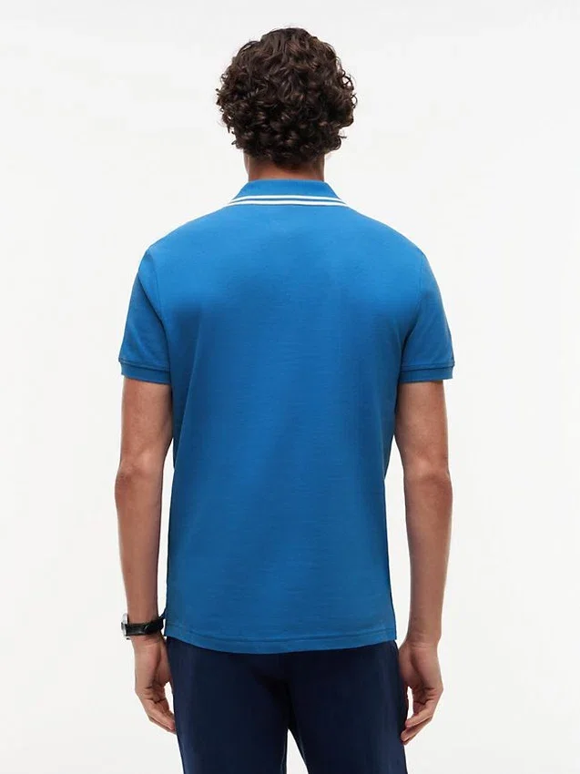 Regular Fit Monogram Crest Pique Polo Regular Fit Monogram Crest Pique Polo