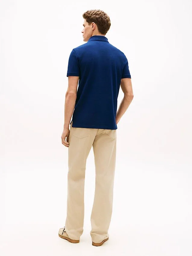 Regular Fit Nautical Flag Pique Polo Regular Fit Nautical Flag Pique Polo