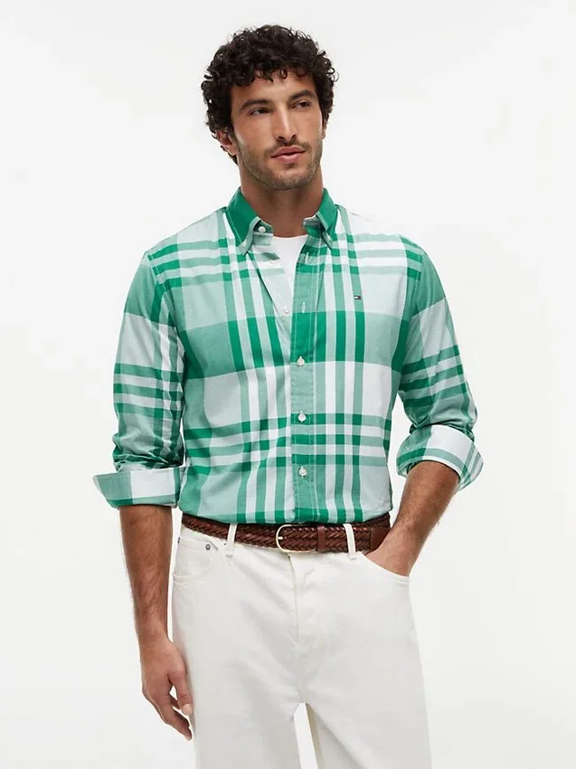 Regular Fit Plaid All-Day Shirt Regular Fit Plaid All-Day Shirt
