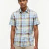 Regular Fit Plaid Linen-Blend Shirt Regular Fit Plaid Linen-Blend Shirt