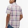 Regular Fit Plaid Linen-Blend Shirt Regular Fit Plaid Linen-Blend Shirt