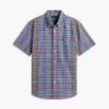 Regular Fit Plaid Linen-Blend Shirt Regular Fit Plaid Linen-Blend Shirt