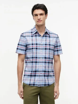 Regular Fit Plaid Oxford Shirt