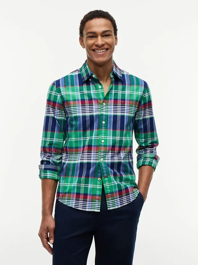 Regular Fit Plaid Oxford Shirt Regular Fit Plaid Oxford Shirt