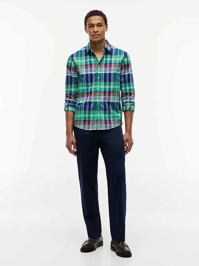 Regular Fit Plaid Oxford Shirt Regular Fit Plaid Oxford Shirt