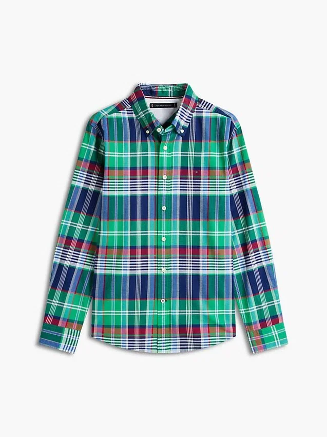 Regular Fit Plaid Oxford Shirt Regular Fit Plaid Oxford Shirt