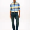 Regular Fit Plaid Stretch Oxford Shirt Regular Fit Plaid Stretch Oxford Shirt