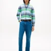 Regular Fit Plaid Stretch Oxford Shirt Regular Fit Plaid Stretch Oxford Shirt