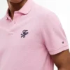Regular Fit Script Monogram Pique Polo