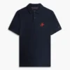 Regular Fit Script Monogram Pique Polo