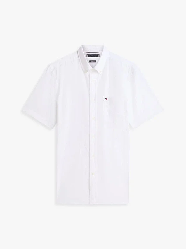 Regular Fit Seersucker Shirt Regular Fit Seersucker Shirt