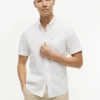 Regular Fit Short-Sleeve Linen-Blend Shirt Regular Fit Short-Sleeve Linen-Blend Shirt