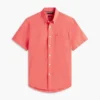 Regular Fit Short-Sleeve Linen-Blend Shirt Regular Fit Short-Sleeve Linen-Blend Shirt