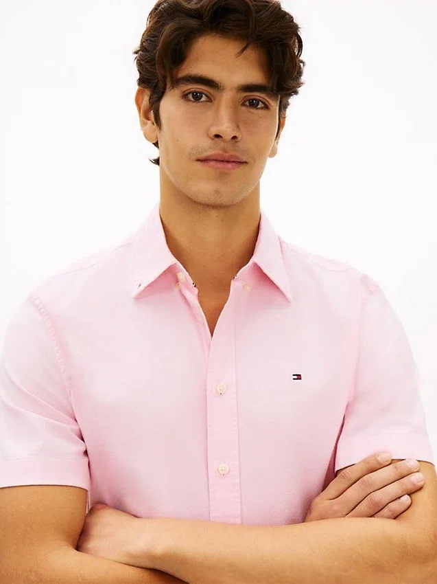 Regular Fit Short-Sleeve Oxford Shirt Regular Fit Short-Sleeve Oxford Shirt