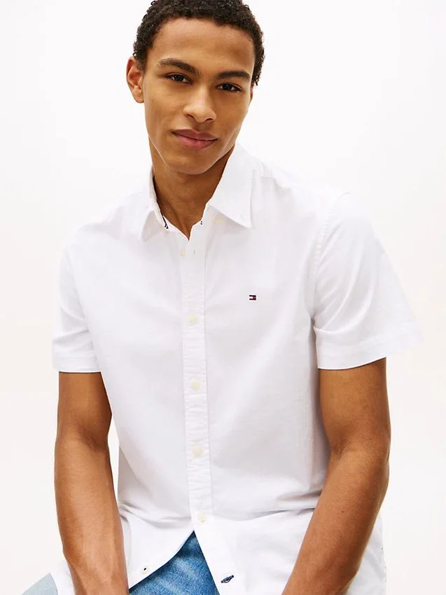 Regular Fit Short-Sleeve Oxford Shirt Regular Fit Short-Sleeve Oxford Shirt