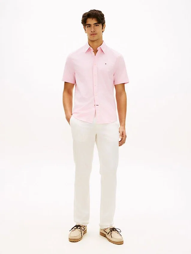 Regular Fit Short-Sleeve Oxford Shirt Regular Fit Short-Sleeve Oxford Shirt