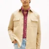 Regular Fit Slub Twill Overshirt