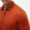 Regular Fit Smooth Cotton Zip Polo Regular Fit Smooth Cotton Zip Polo