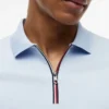 Regular Fit Smooth Cotton Zip Polo Regular Fit Smooth Cotton Zip Polo