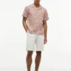 Regular Fit Solar Print Camp Shirt Regular Fit Solar Print Camp Shirt