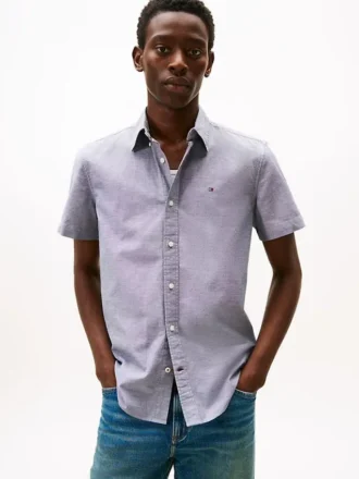 Regular Fit Stretch Oxford Shirt