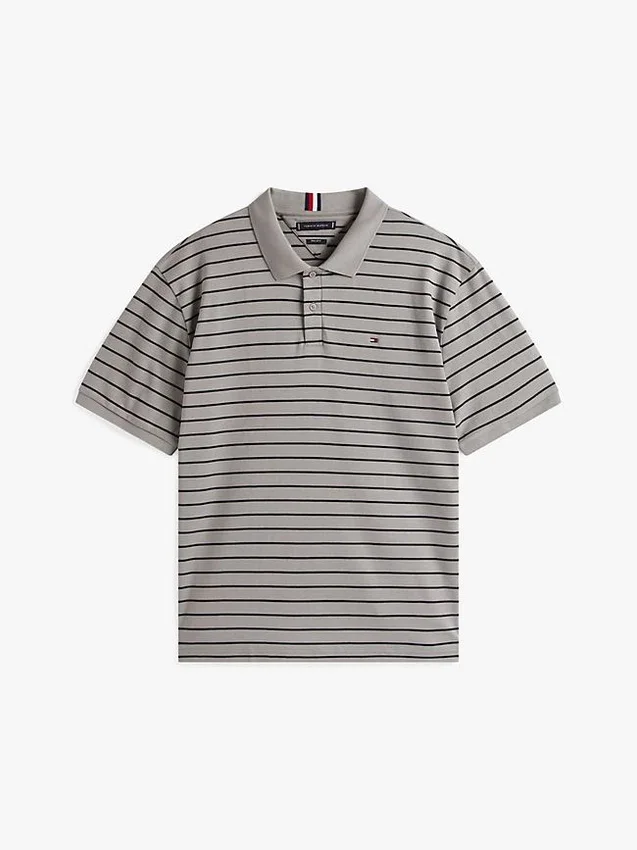 Regular Fit Stripe Cotton Polo Regular Fit Stripe Cotton Polo