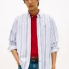 Regular Fit Stripe Stretch Oxford Shirt Regular Fit Stripe Stretch Oxford Shirt